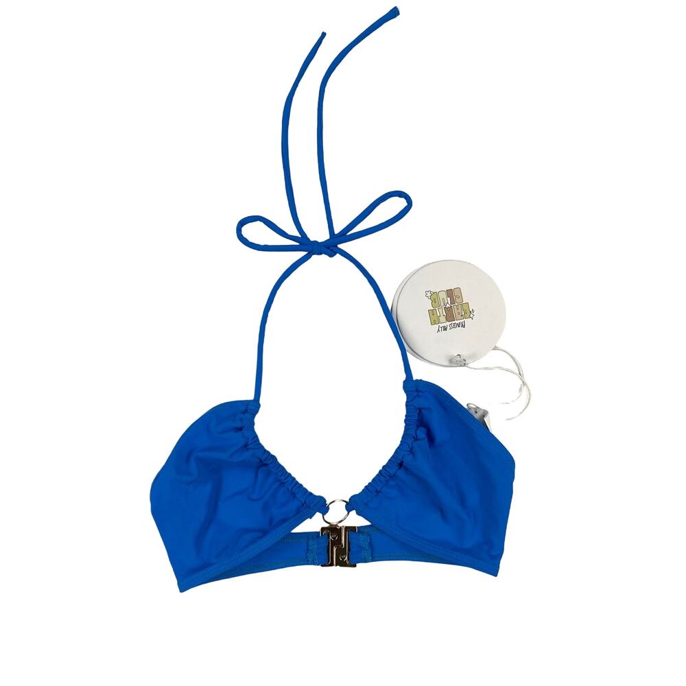 Princess Polly - Recycled Nylon Addison Bikini Top in Blue